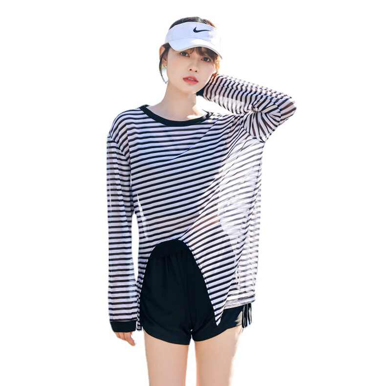 빅사이즈수영복 뱃살 커버 아쿠아로빅 유교걸 - 상세 이미지 5