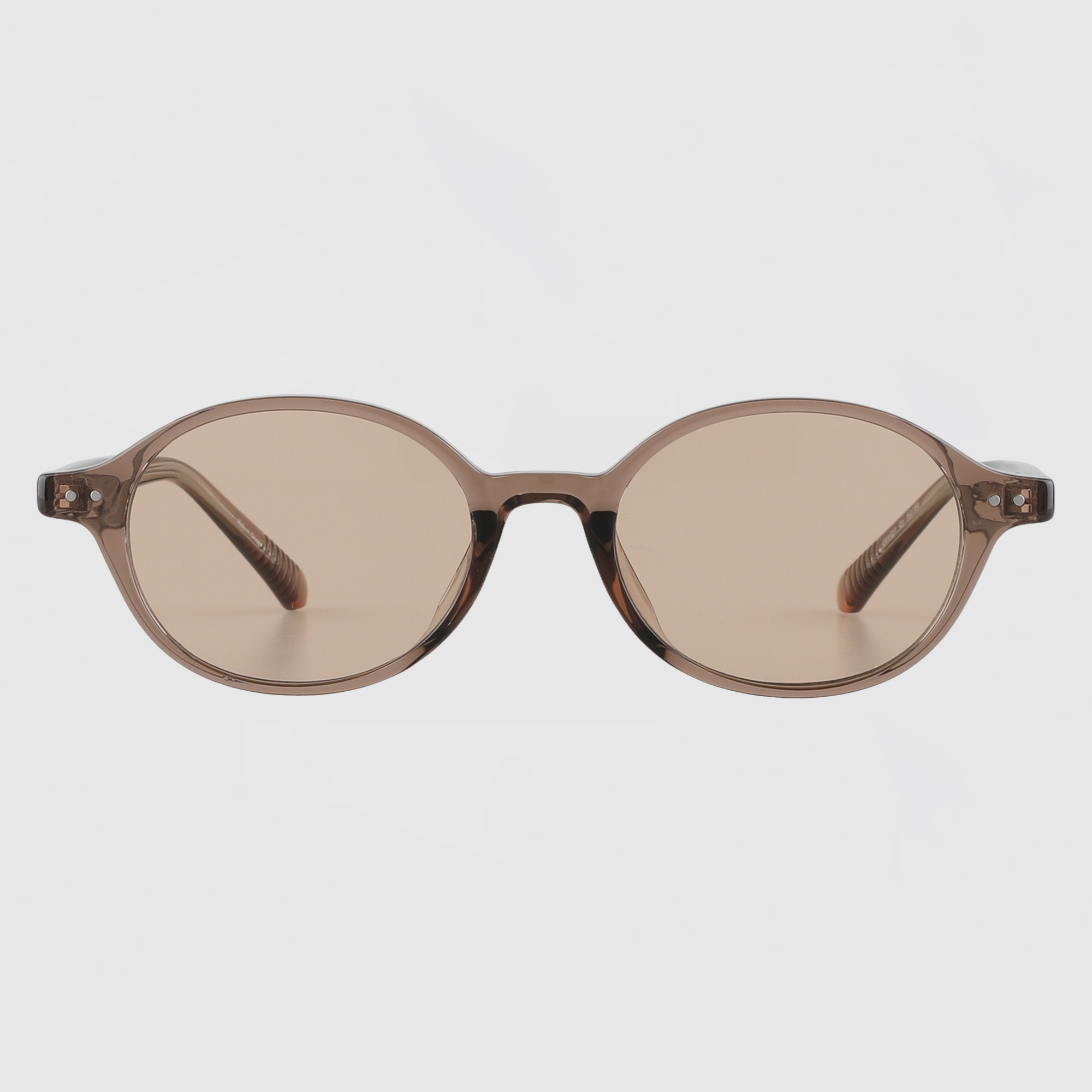 데일리 라운드 패션 자외선차단 오벌형 너드 긱시크 틴트 선글라스