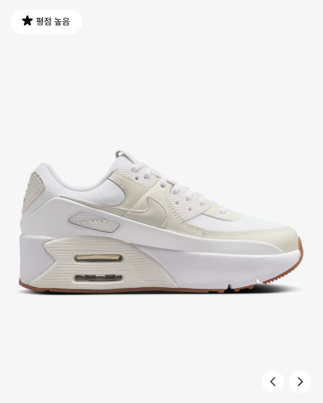 국내매장판 나이키 우먼스 에어맥스 90 LV8 NIKE 운동화 FD4328-111 - 상세 이미지 3