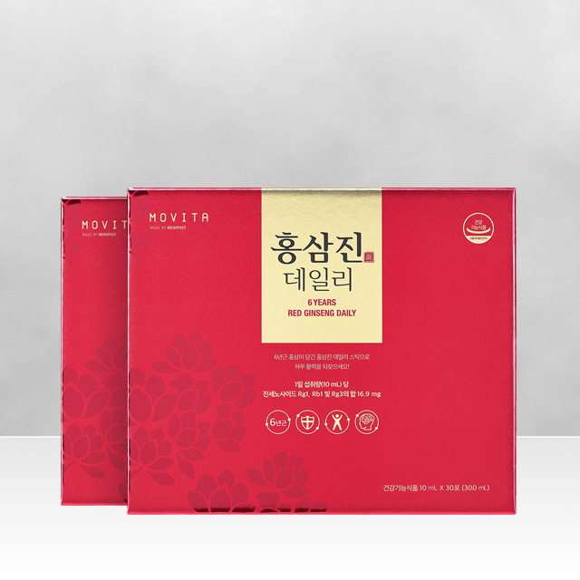 모비타 6년근 국내산 홍삼 데일리 진세노사이드 2개월분 - 메인 이미지