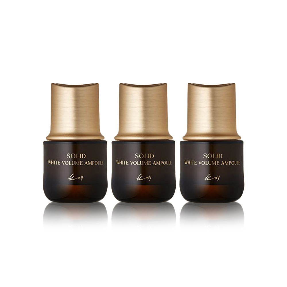KoY 코이 단백질 화이트 크림 앰플 35ml 3개 솔리드 볼륨 골드