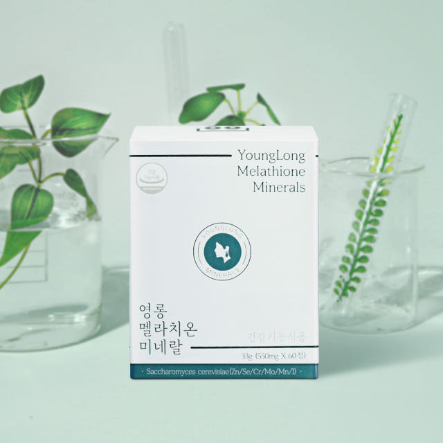 영롱 멜라치온 미네랄 갑상선 요오드 아연 셀레늄 크롬 영양제 1개월 분