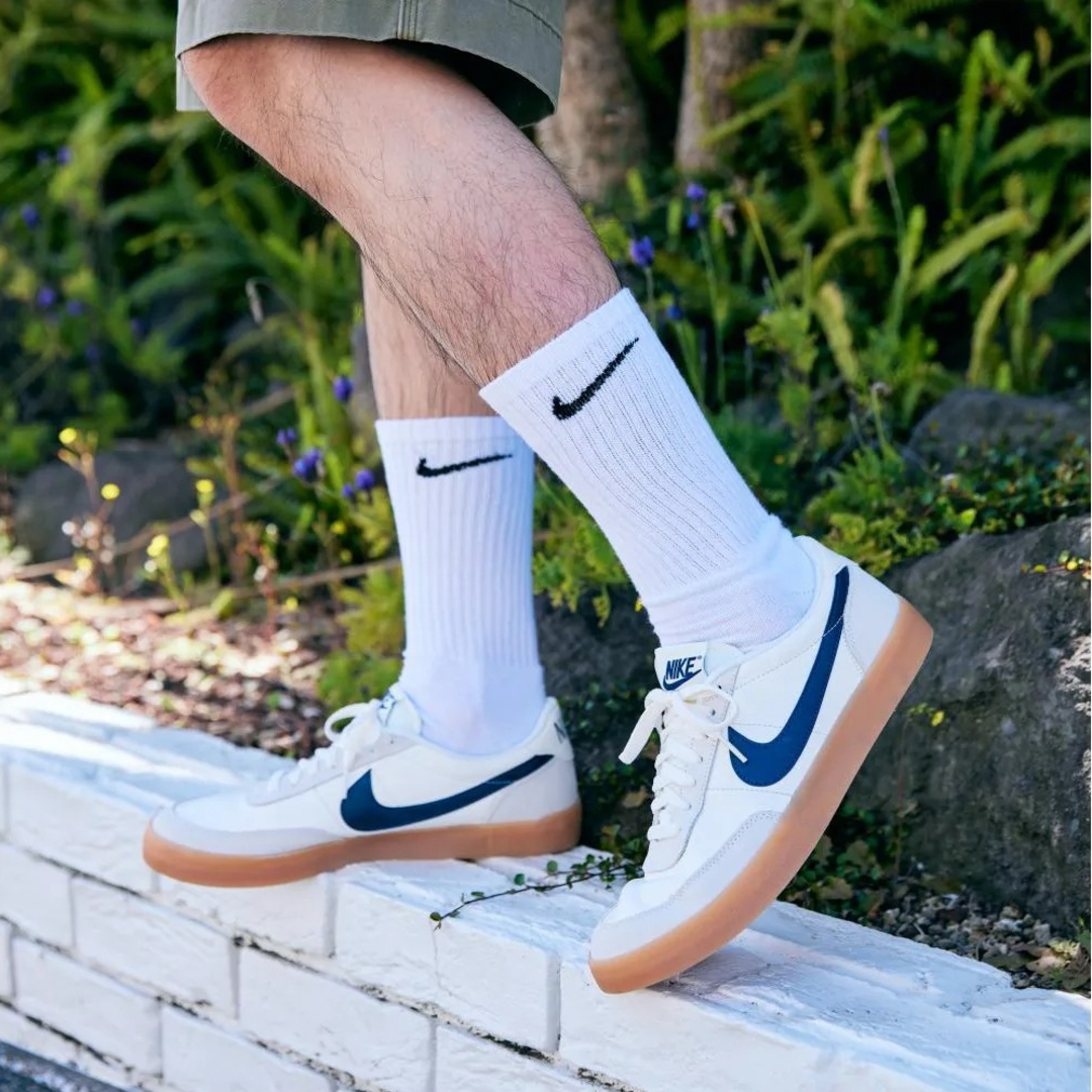 나이키 킬샷 2 레더 독일군 남자 스니커즈 미드나잇네이비, 280