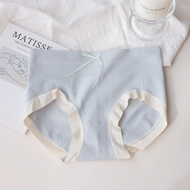 [최고의 신축성] 비스코스 파스텔 팬티 3종 세트 하이웨스트 디자인 이미지 8