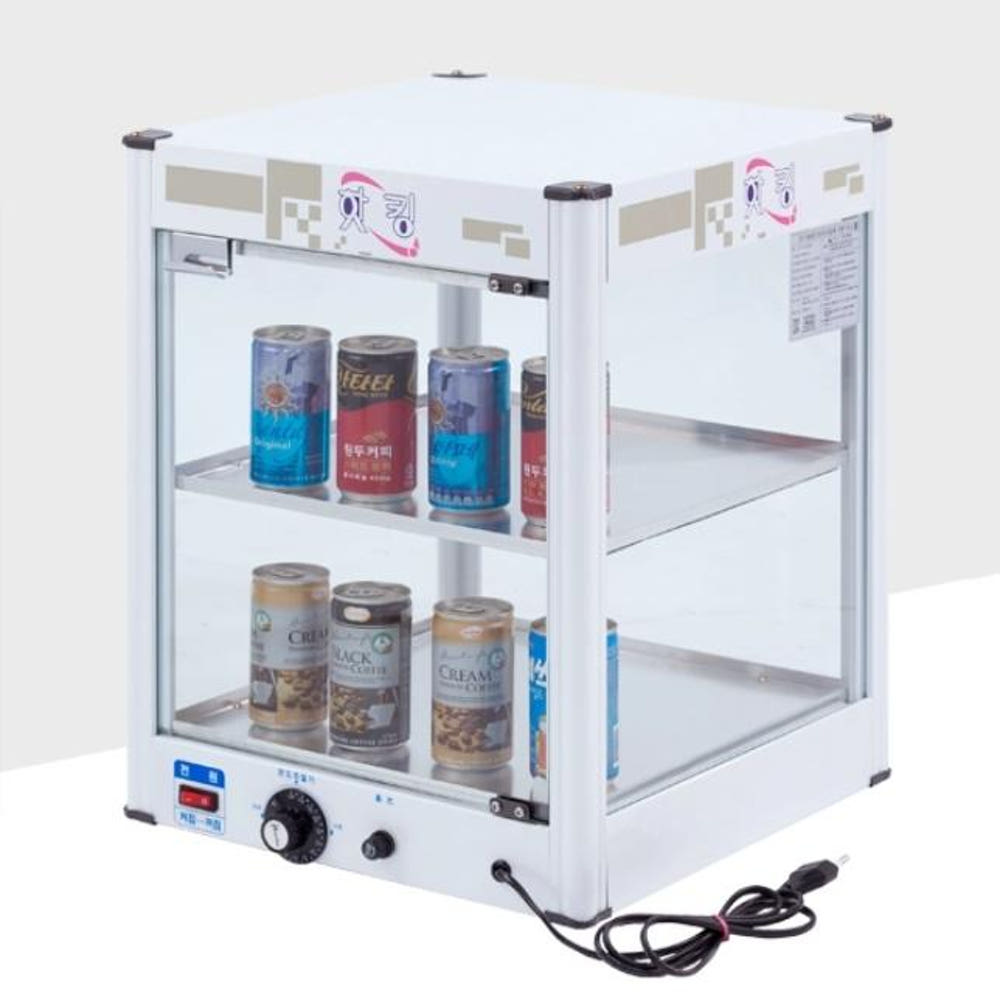 편의점 슈퍼 온장쇼케이스 50L 약국 2단 유리문 온장고 : 신일N위시웨이