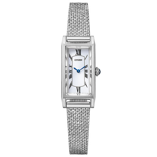 시티즌 CITIZEN 에코드라이브 스퀘어 실버 한정판 EG7040-74A 여성 손목 시계 - 상품 이미지