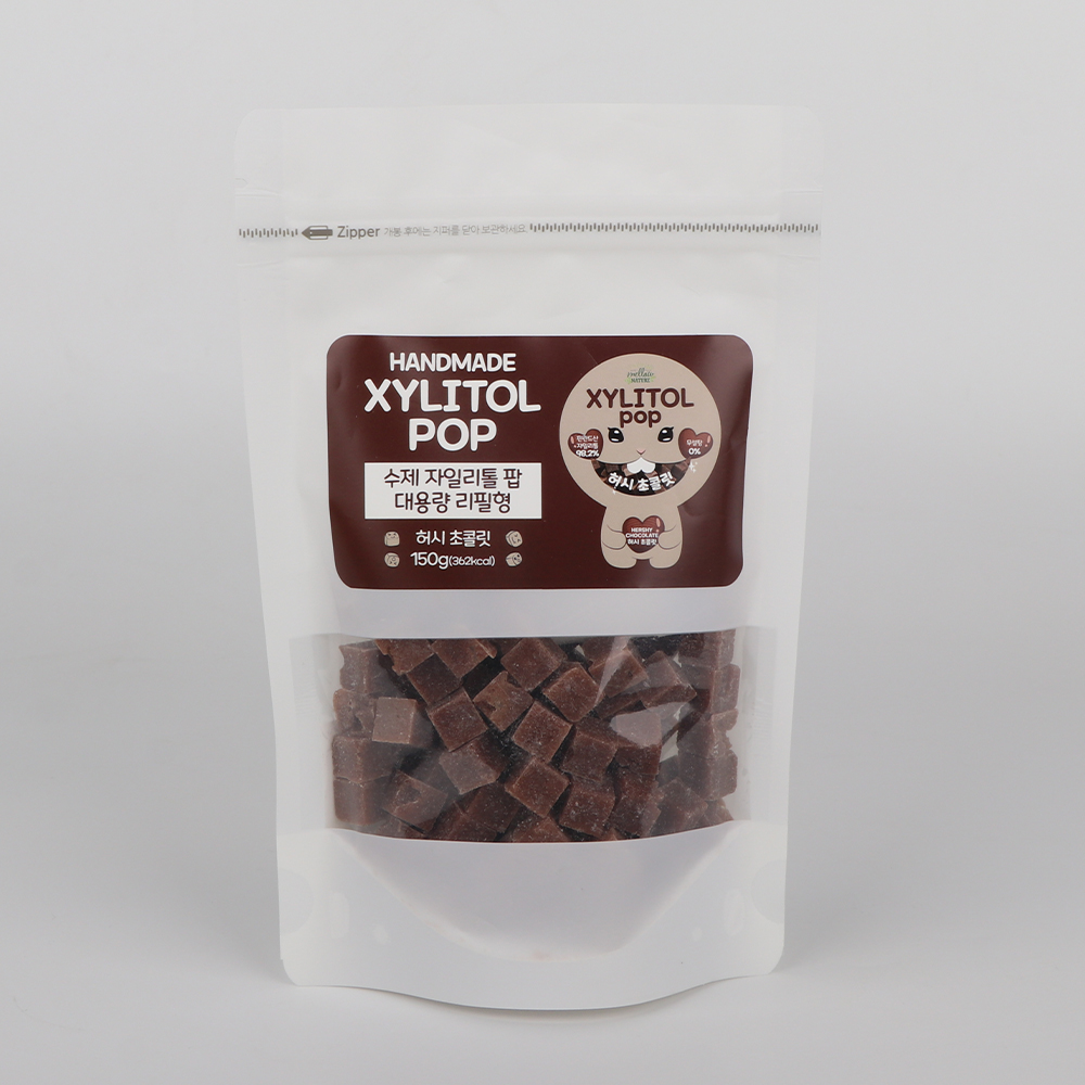자일리톨 무설탕 캔디 대용량 150g 자일리톨팝 오리지널 리필형 이미지 8