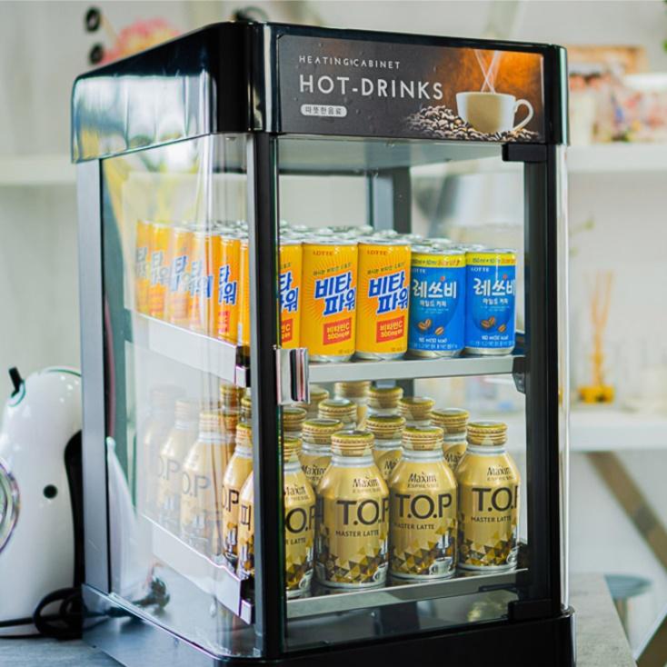 편의점 보온쇼케이스 50L 온장쇼케이스 유리문 전기온장고