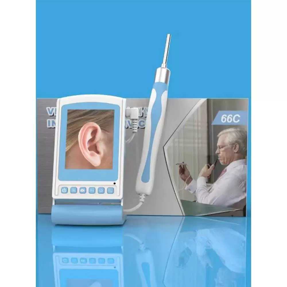 고스트캠프 귀내시경 스마트 귀 내시경 귀파개 귀청소 TV 연결 가능 시각기+16cm 핀셋+귀이개 - 상품 이미지