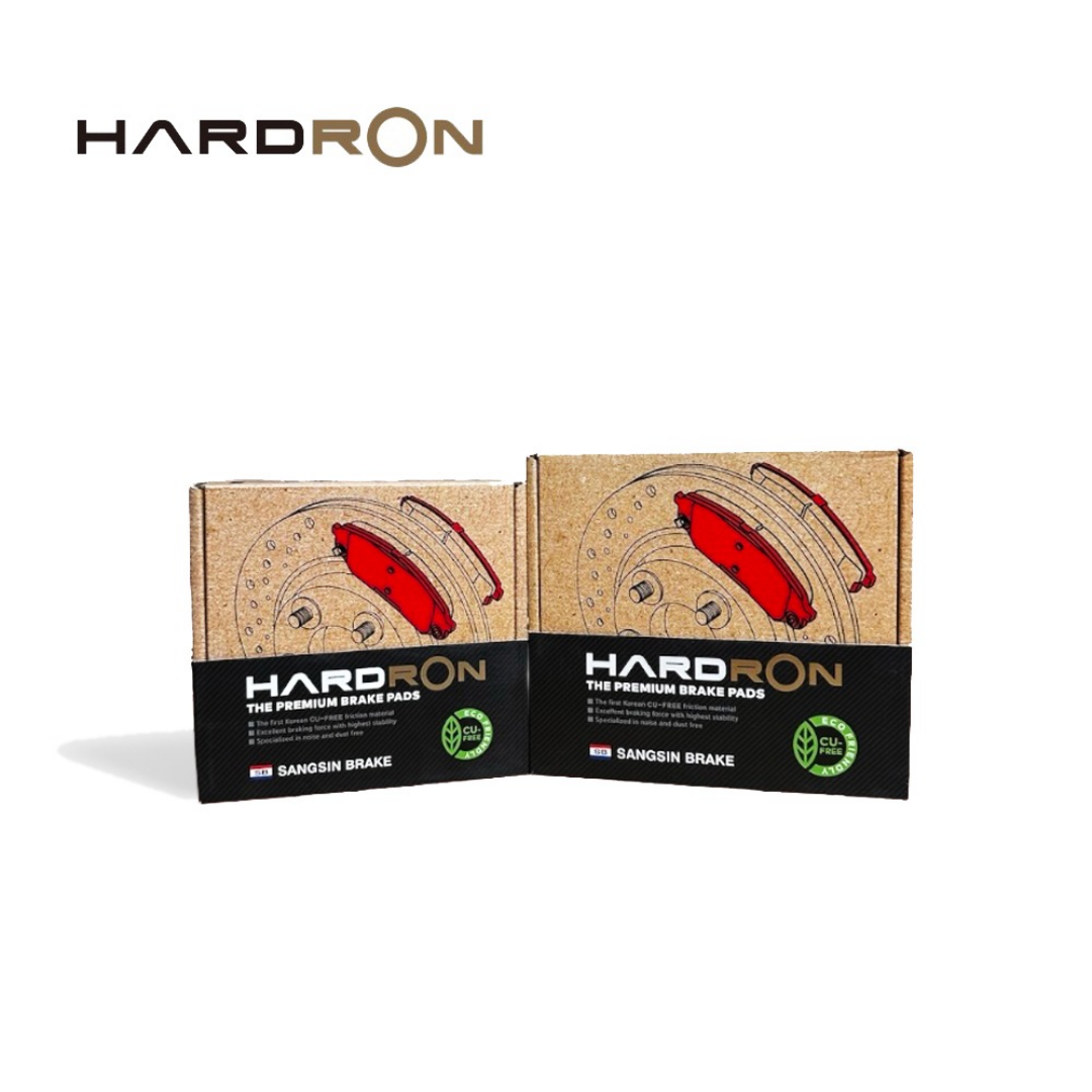 상신 하드론 프리미엄 브레이크 패드 교체 확인 마모 라이닝 현대자동차 아반떼 HP1062