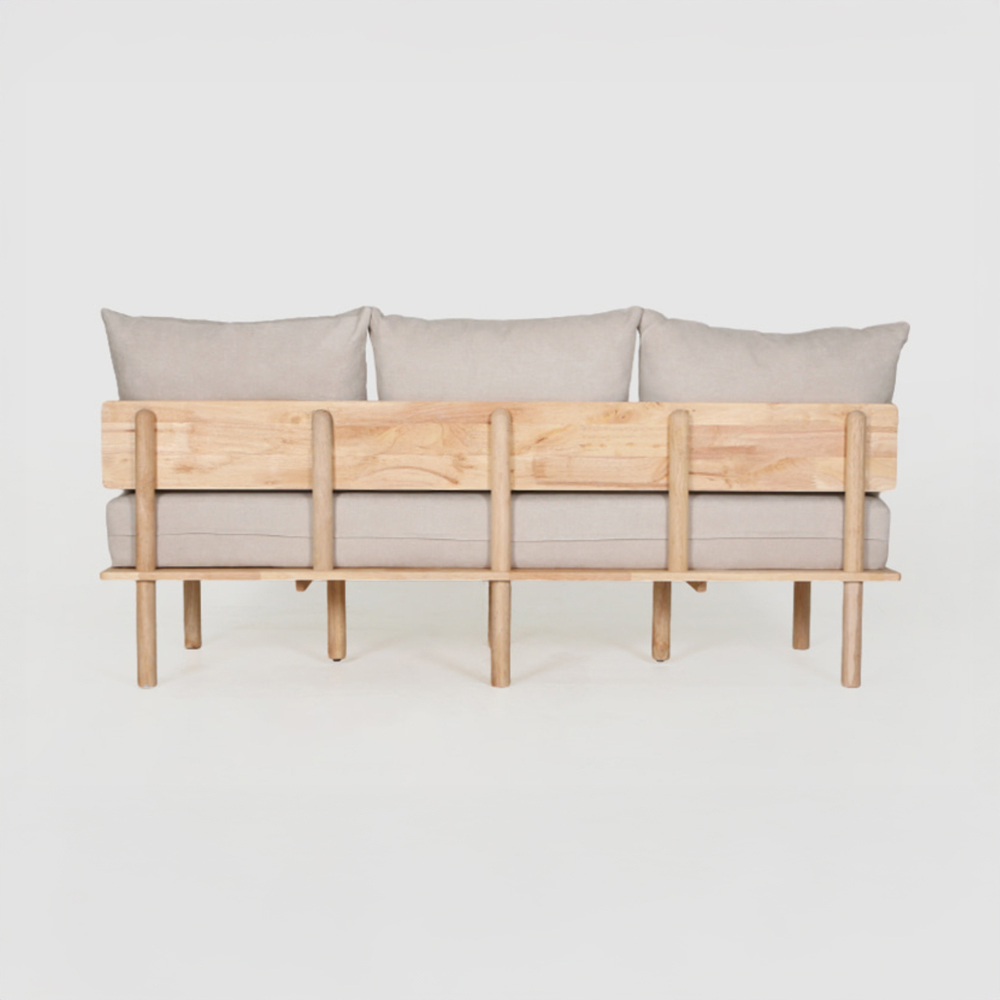 벤쿠 3인소파 고무나무 내추럴/베이지 9424.8384