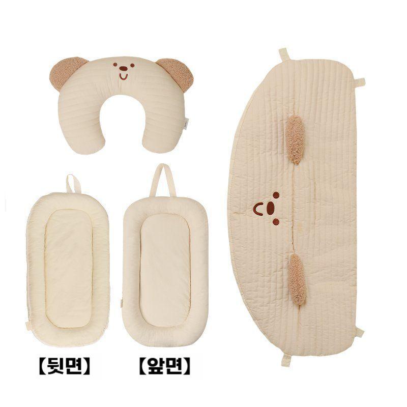 강아지 유모차 쿠션 겨울 개모차 방석 가드 라이너 컴포터 3종세트 누빔강아지3종 - 상세 이미지 2
