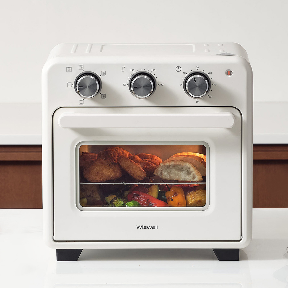 위즈웰 오븐형 에어프라이어 15L 미니 홈베이킹 전기 오븐기 생선구이 가정용 GL15A