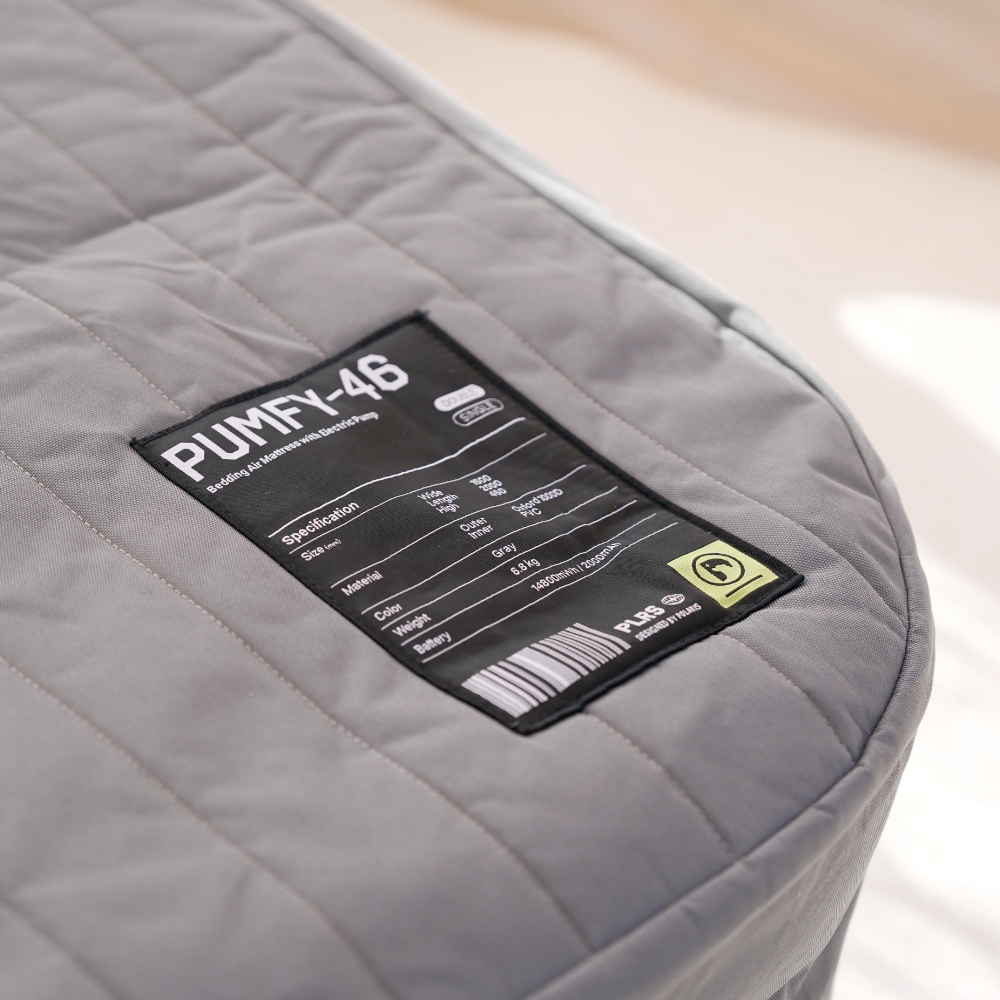 폴라리스 에어 매트 캠핑 침대 더블 휴대용 펌프 내장형