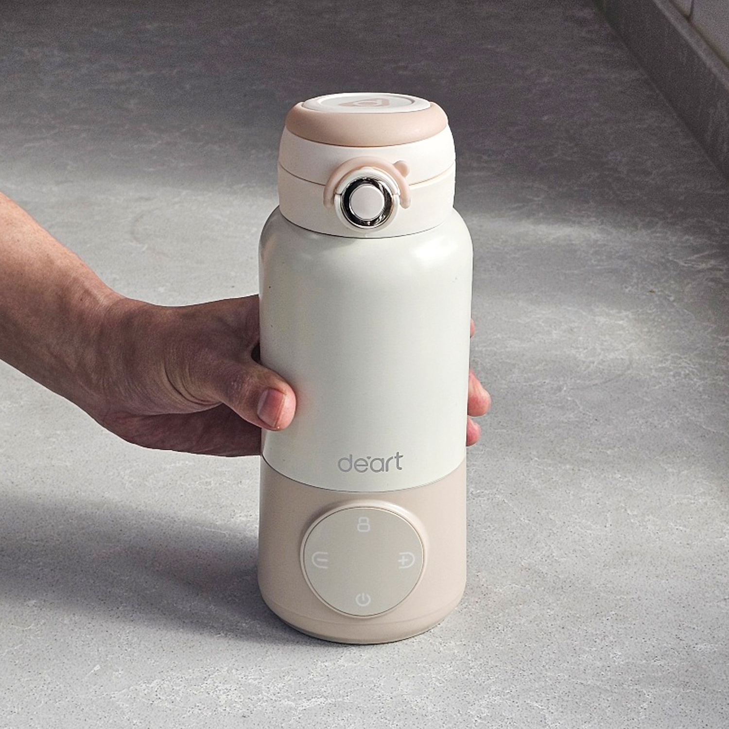 데아트 휴대용 분유포트 500ml 무선 가열 외출 분유 보온병