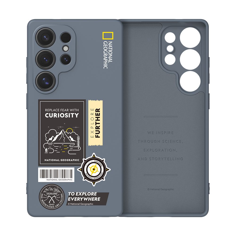 내셔널지오그래픽 팔레트 컬러 와펜 케이스 클라이밍 그레이블루, 갤럭시S25 울트라
