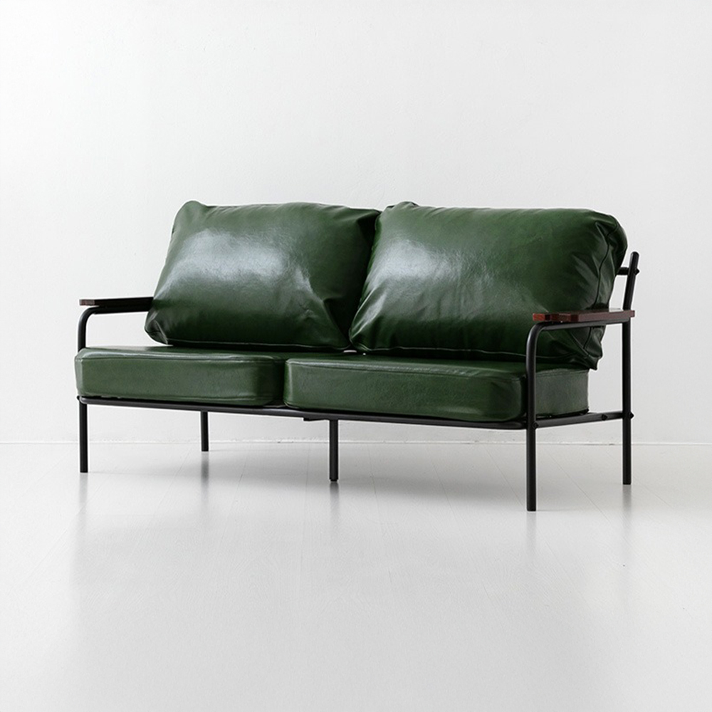 DELU 3인소파 1665 다크그린 6466.8355, 3인용