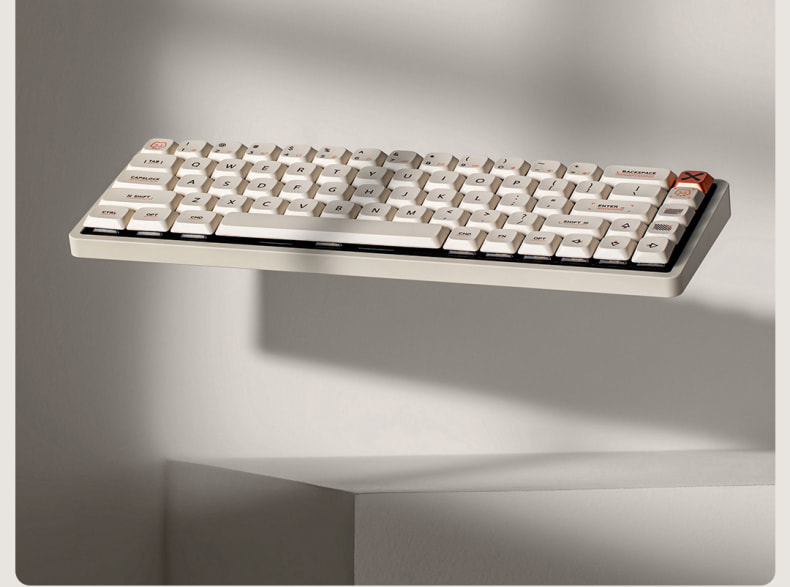 IQUNIX 아이큐닉스 MG65 무선 기계식 키보드 트라이 모드 알루미늄 게이밍 키보드 화이트 - 상세 이미지 4