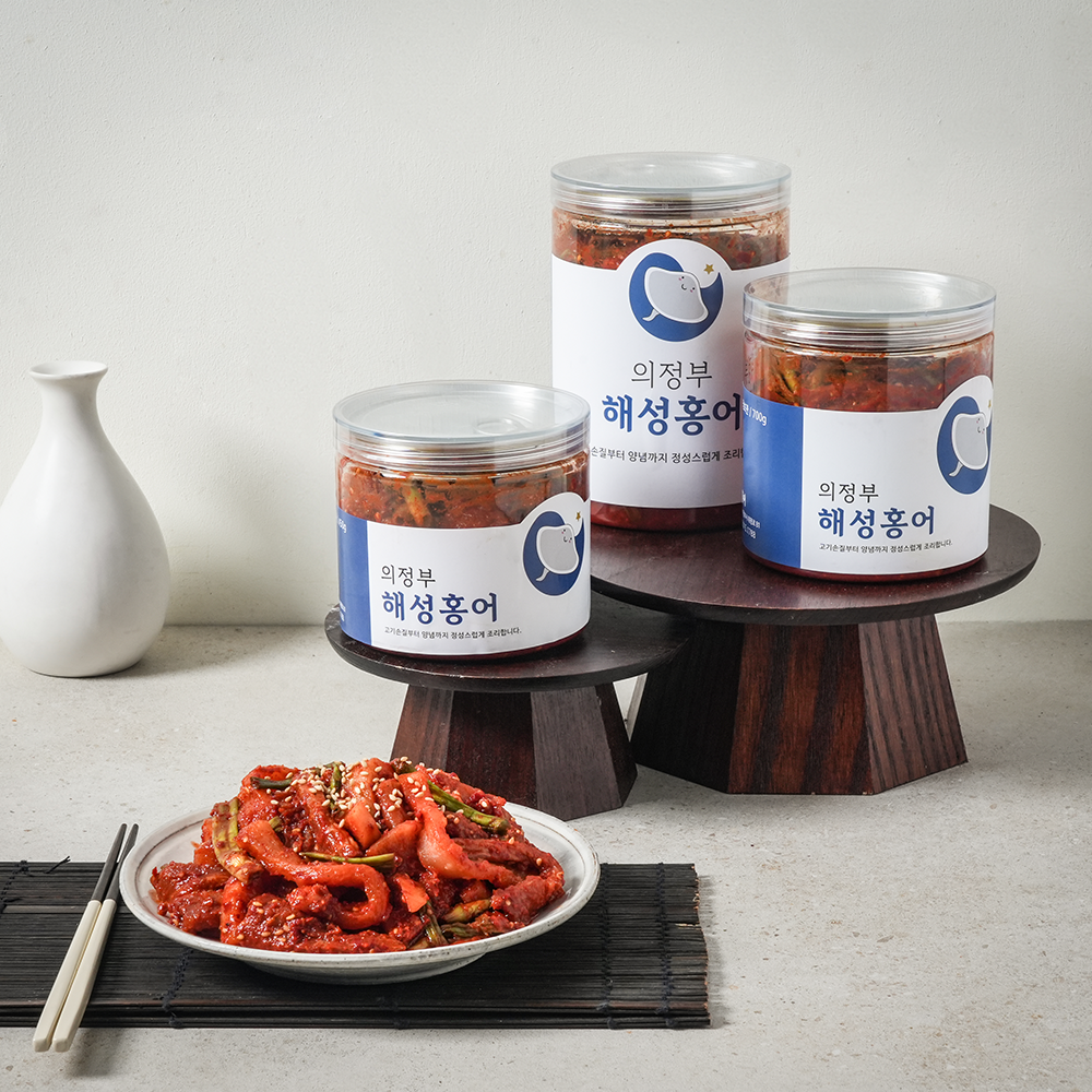 의정부 해성홍어 홍어무침 450g (캔포장) - 상품 이미지