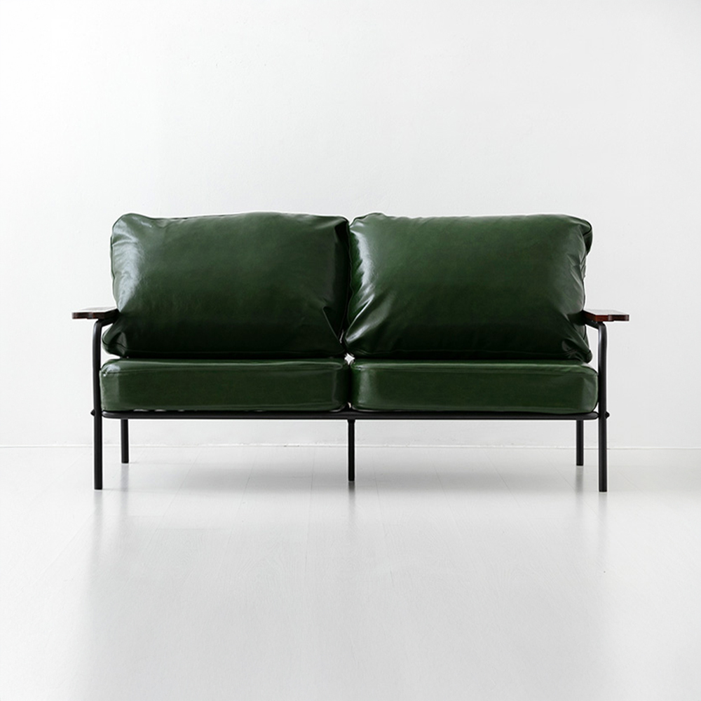 DELU 3인소파 1665 다크그린 6466.8355, 3인용