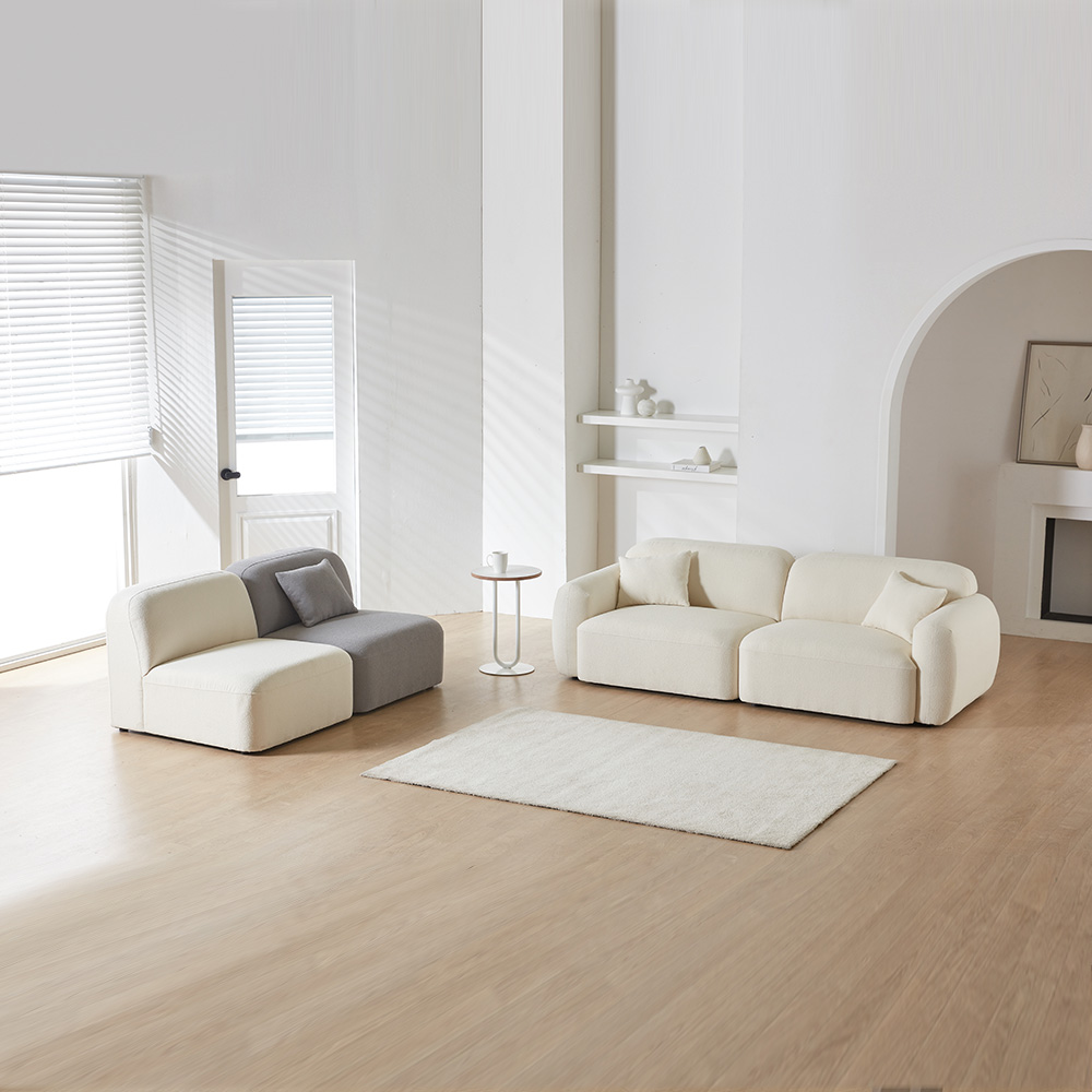 라넌 아쿠아텍스 패브릭 소파 4인용 모듈형 소파