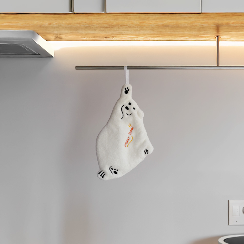 북극곰 핸드타월 키친 타올 주방 행주 이미지 7
