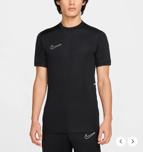 국내매장판 나이키 드라이핏 아카데미25 탑 반팔티 S3 HJ3792-010