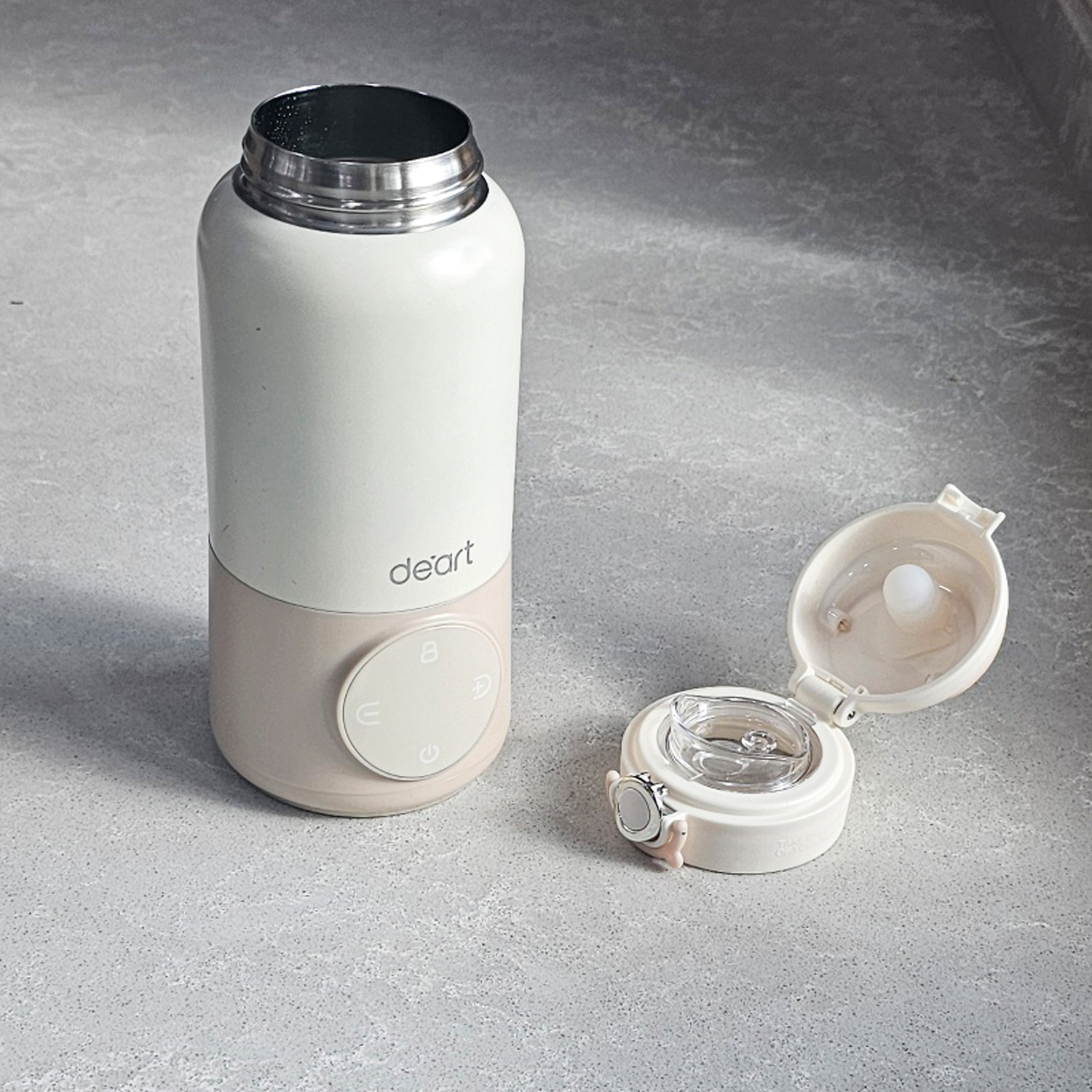 데아트 휴대용 분유포트 500ml 무선 가열 외출 분유 보온병