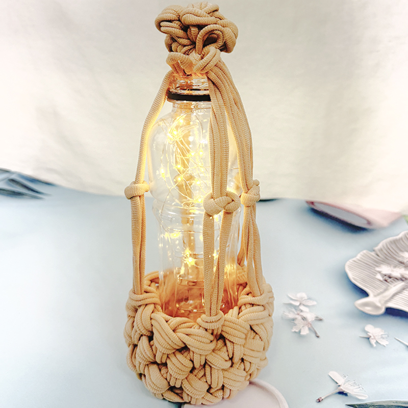 양말목 재활용 램프만들기 diy (LED 조명줄 포함) / 리싸이클링 업사이클링 재료 KIT 이미지 7