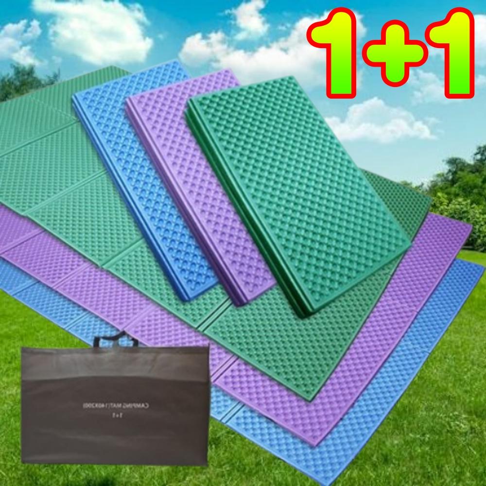 140x200 와플돗자리 도톰한 스폰지돗자리 접는 폭신한돗자리 - 메인 이미지