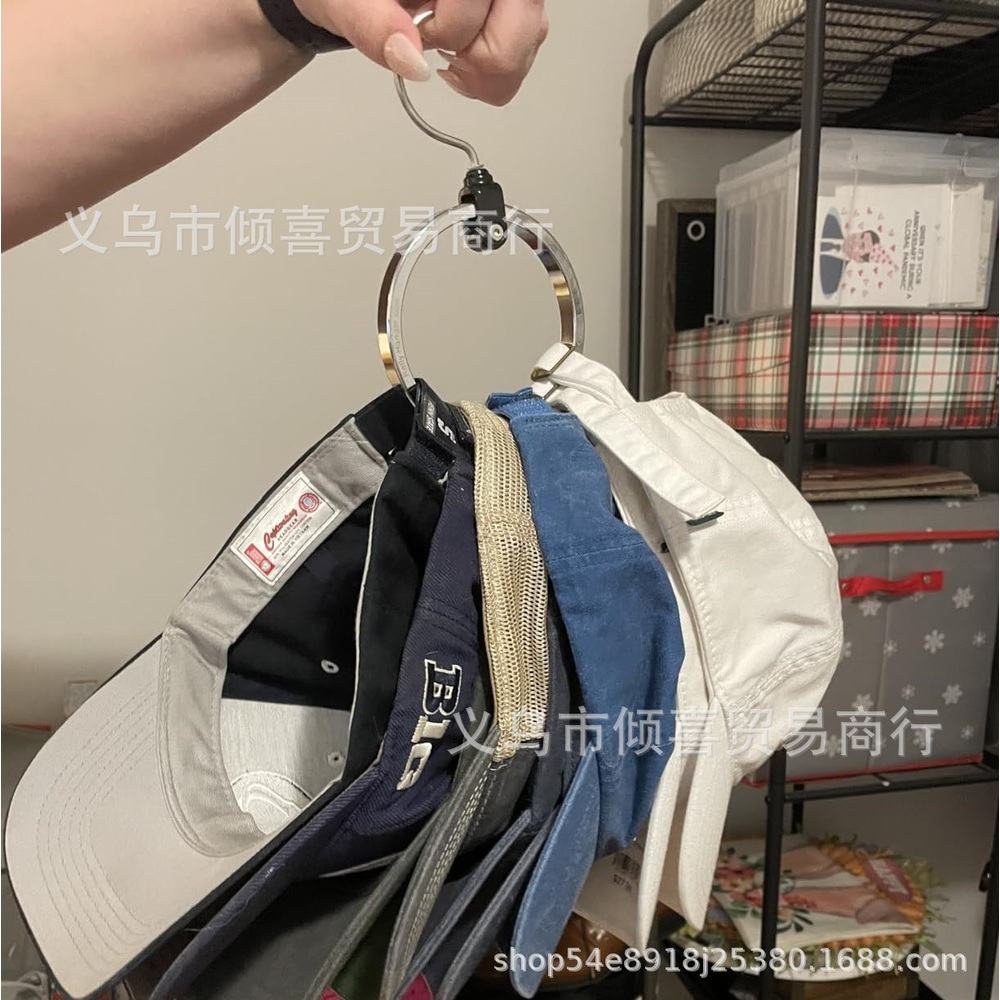 다용도 모자걸이 정리 보관 옷걸이 모자 거치대 진열대 - 상품 이미지