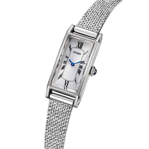 시티즌 CITIZEN 에코드라이브 스퀘어 실버 한정판 EG7040-74A 여성 손목 시계 - 상세 이미지 2