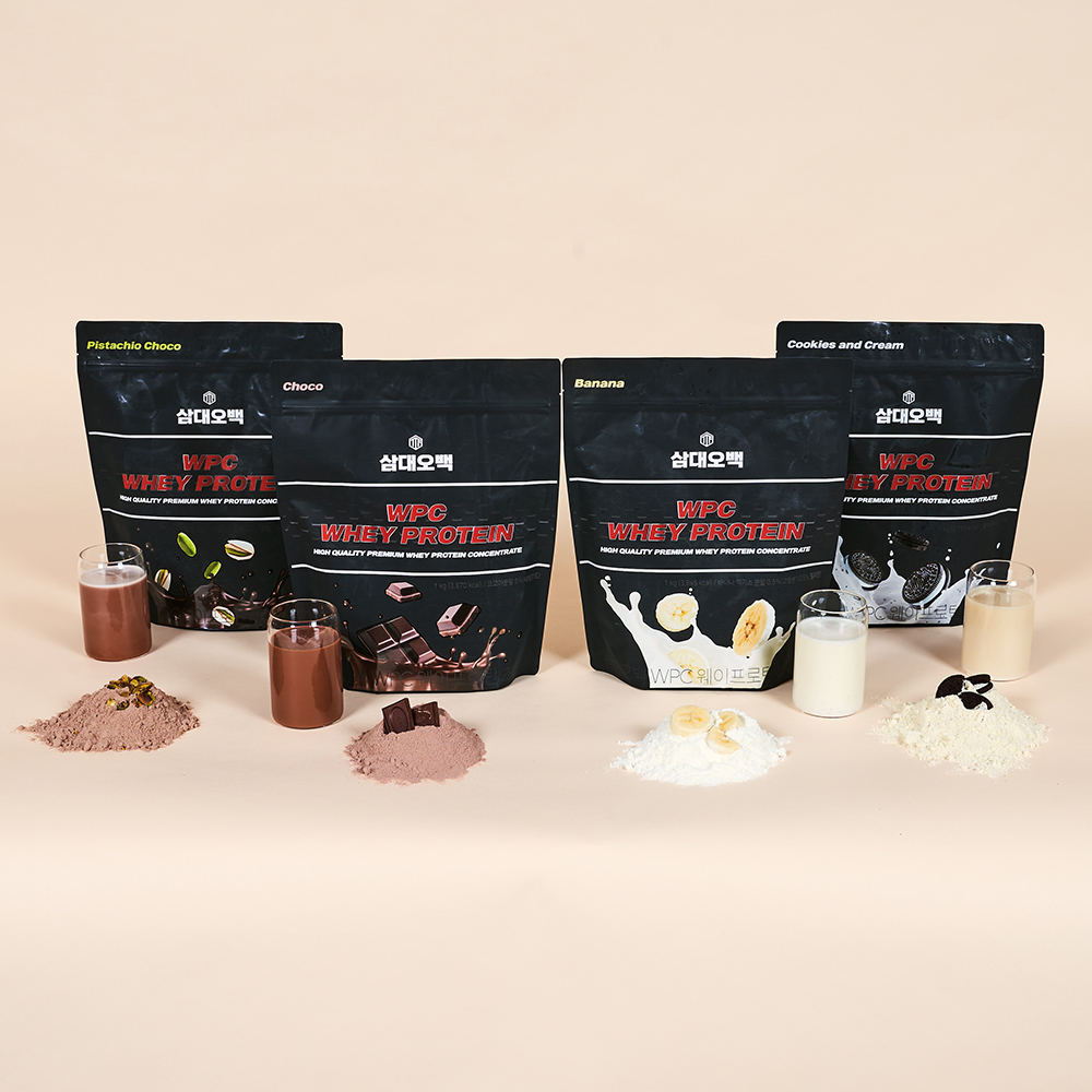 삼대오백 WPC 단백질 보충제 쉐이크 웨이 프로틴 초코맛 1kg - 상세 이미지 2