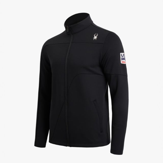 스파이더 남자 US SKI TEAM 레플리카 가벼운 따뜻 플리스 집업 자켓 H-WCNFT221M - 상세 이미지 3