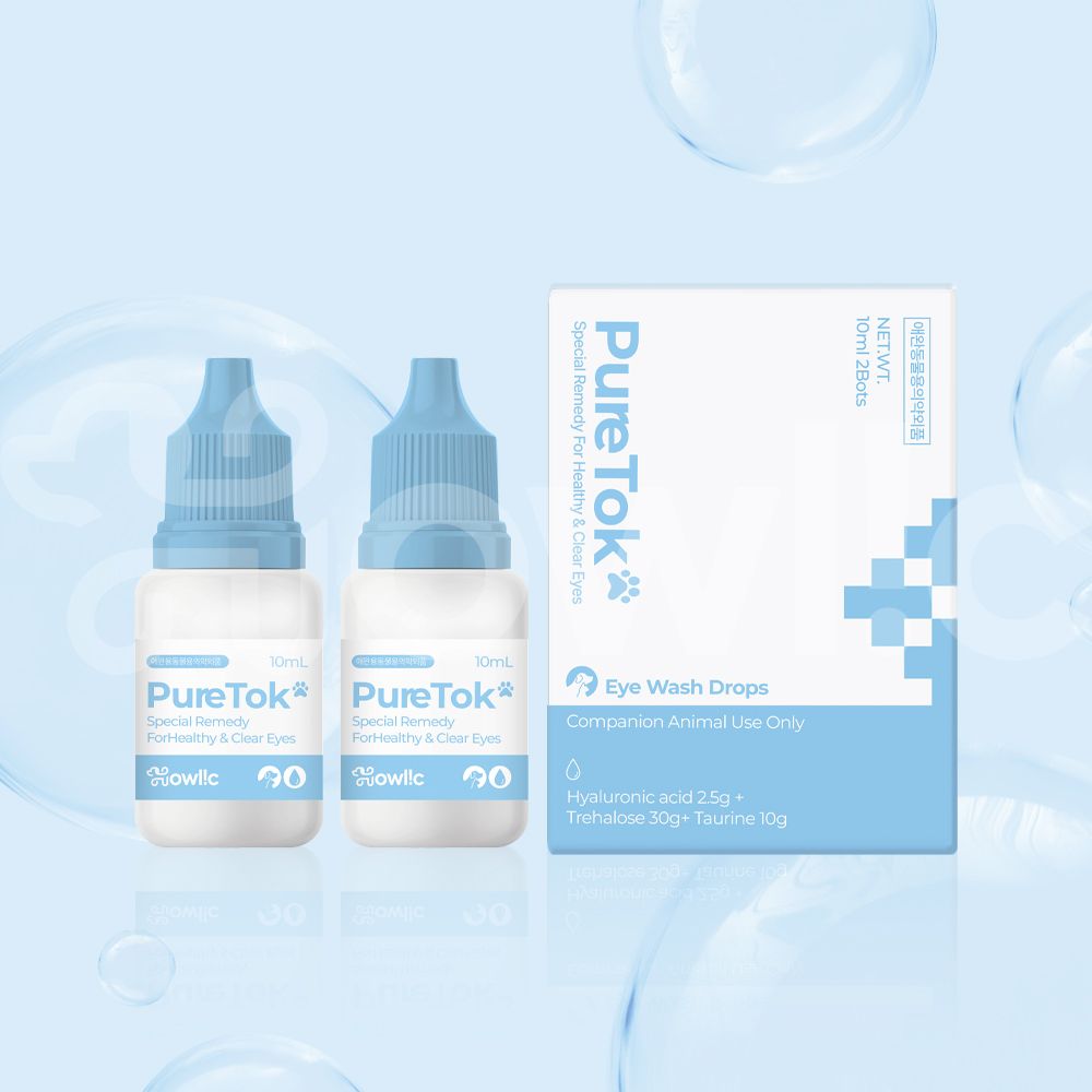 퓨어톡 강아지 고양이 인공 눈물 눈세정제 눈꼽 안구건조증 눈병 일회용 20ml, 1개 - 상세 이미지 5