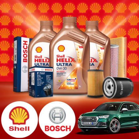 자체제작 카파트몰 SQ5 3.0 TDI CGQ 디젤 쉘 힐릭스 울트라 ECT C2 C3 0W-30 엔진오일필터세트 7L iter