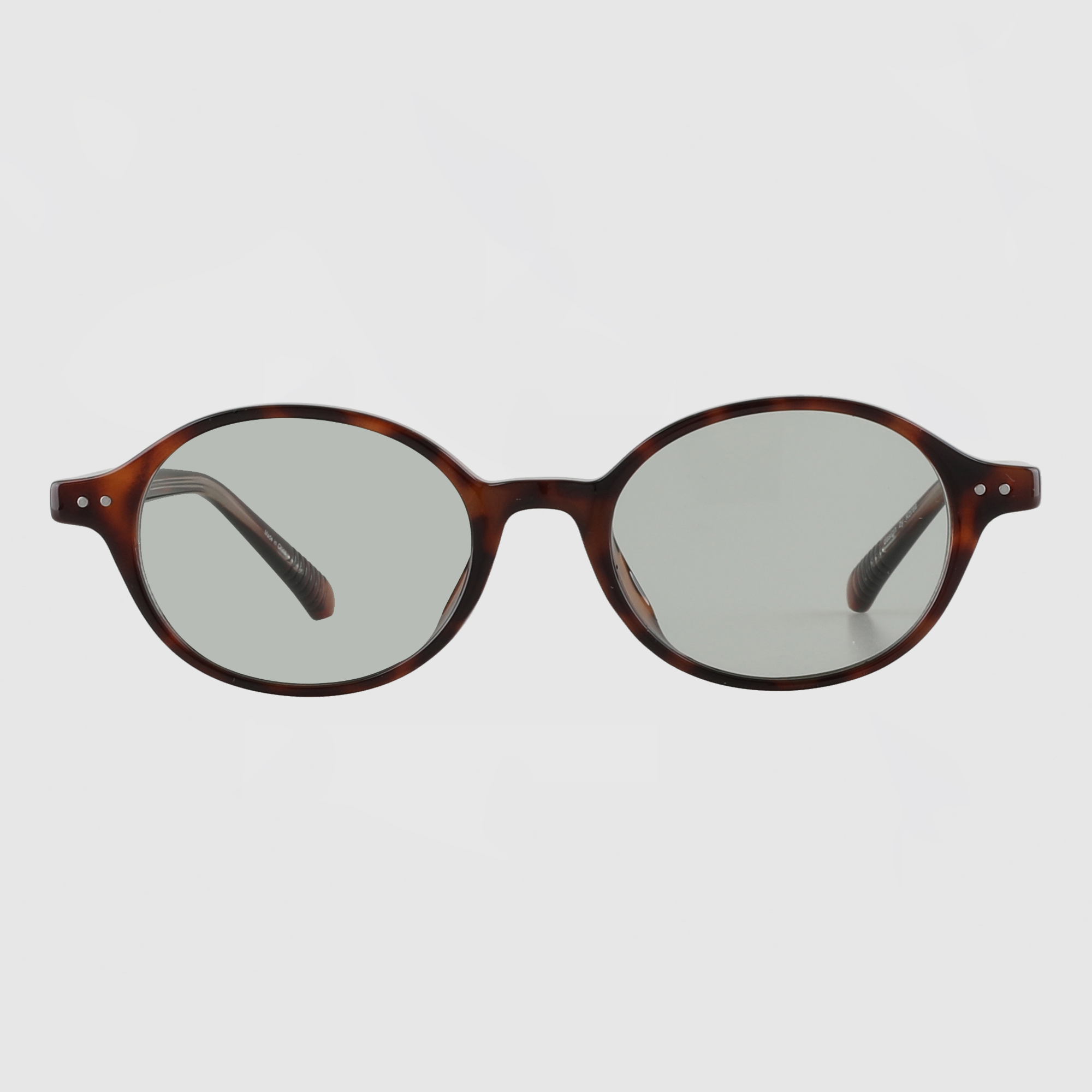 데일리 라운드 패션 자외선차단 오벌형 너드 긱시크 틴트 선글라스