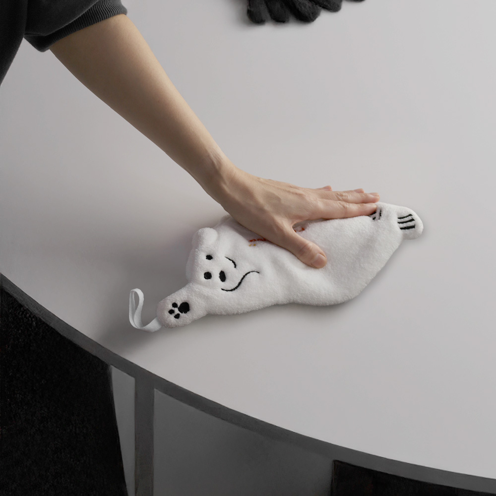북극곰 핸드타월 키친 타올 주방 행주 - 상세 이미지 2