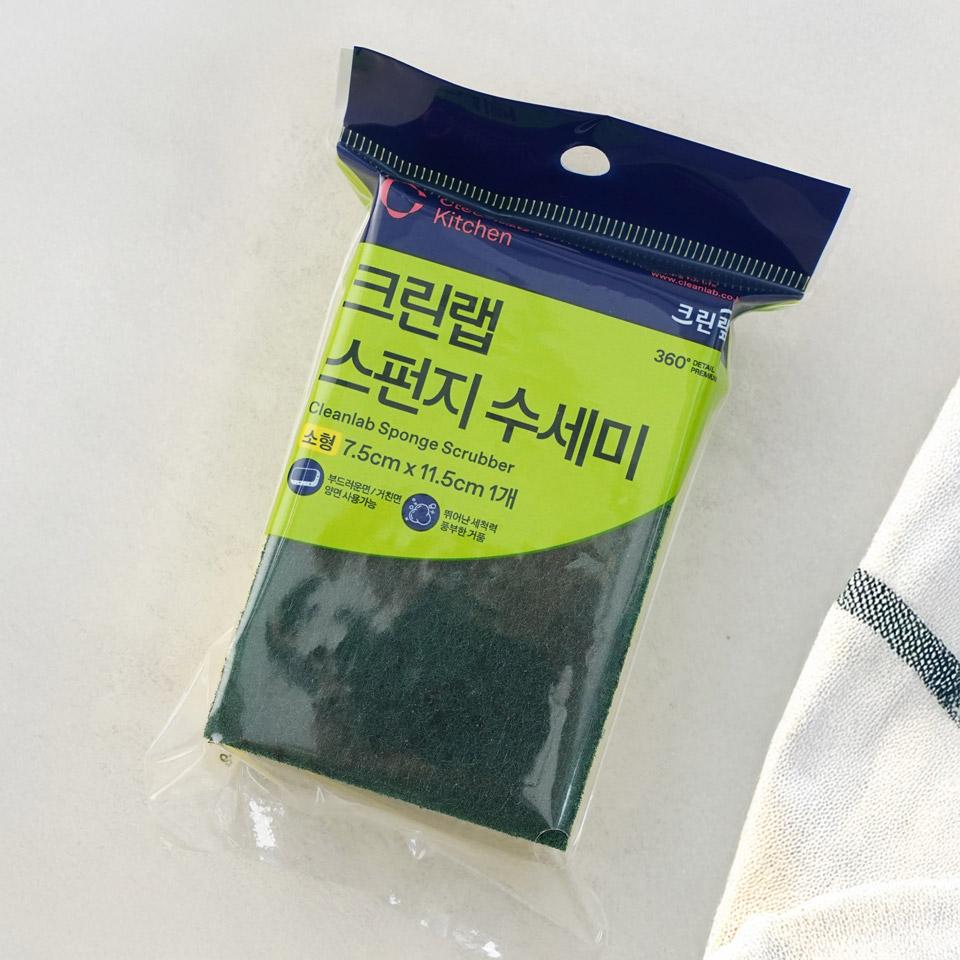 메가마트 크린랩 스펀지 수세미 소 - 상세 이미지 2