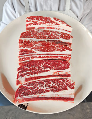 우대갈비 소고기 캠핑용 678 꽃갈비 구이용 소고기 500g