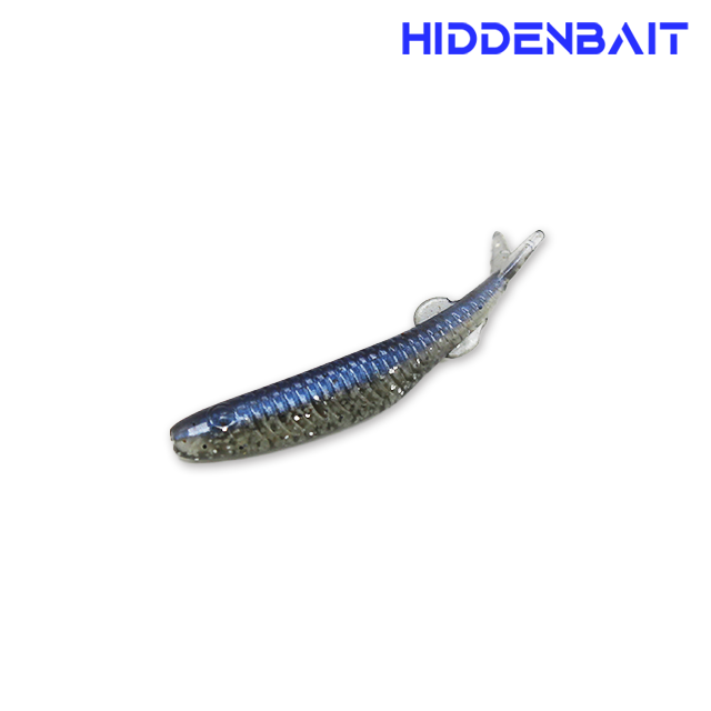 히든베이트 판 볼락웜 아징웜 소프트웜 바다루어 HS203 RED CLEAR, 4.5cm - 상세 이미지 2