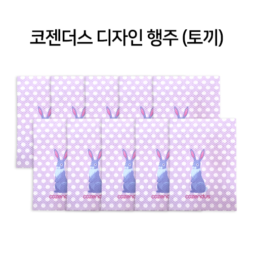 코젠더스 빨아쓰는 디자인 주방 행주 토끼 10매 : 주식회사 씨엠