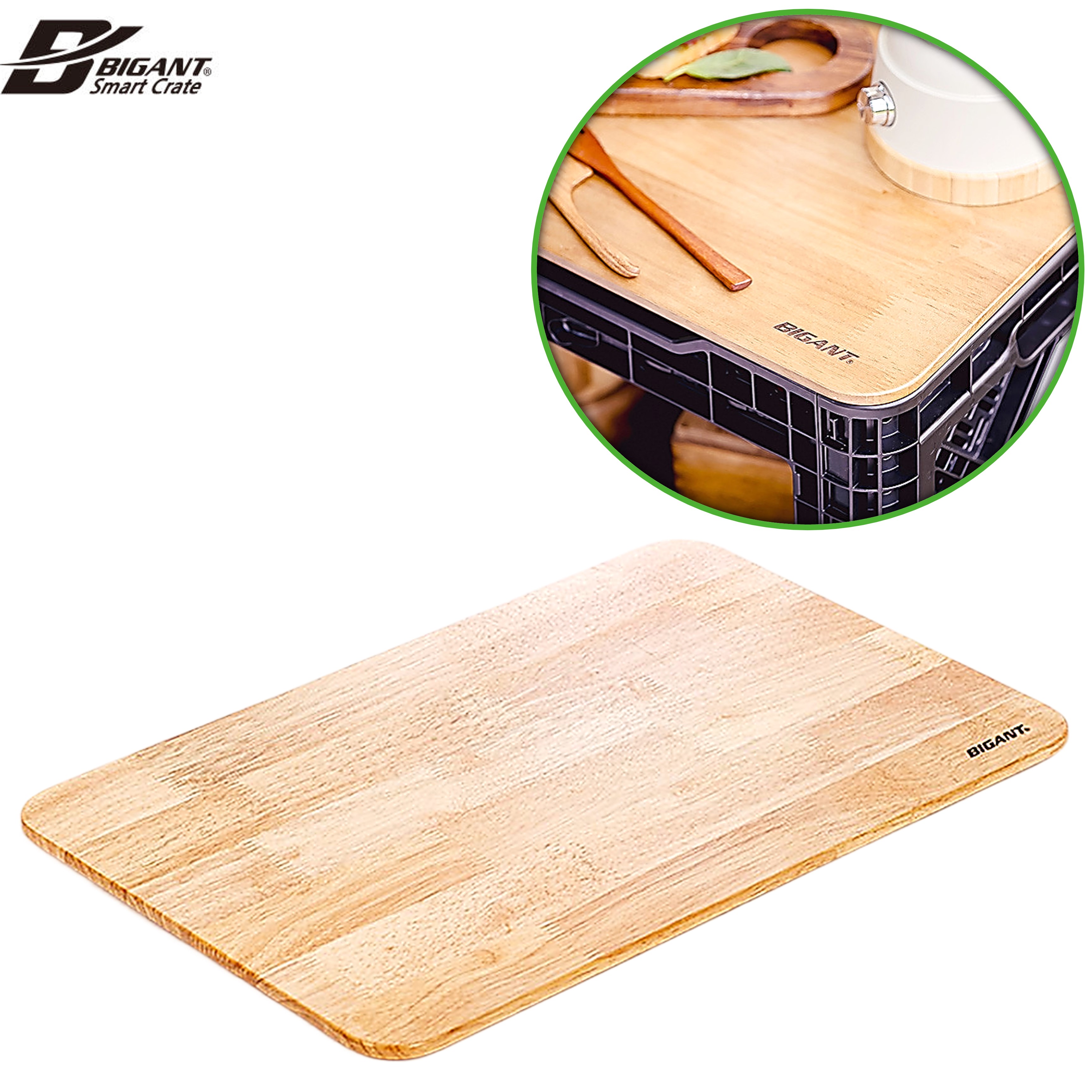 빅앤트 25L 상판 원목 우드 테이블 캠핑 폴딩 박스 호환