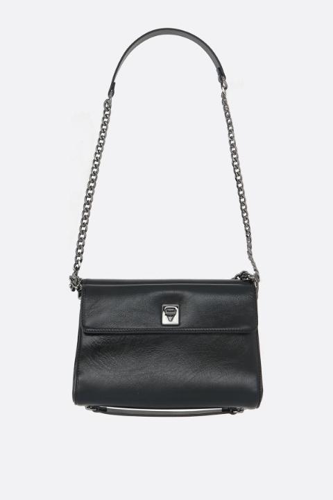 VALENTINO GARAVANI VLogo Signature medium shoulder bag in shiny leather 5W0B0Q63IAP0NO : bellamo 벨라모