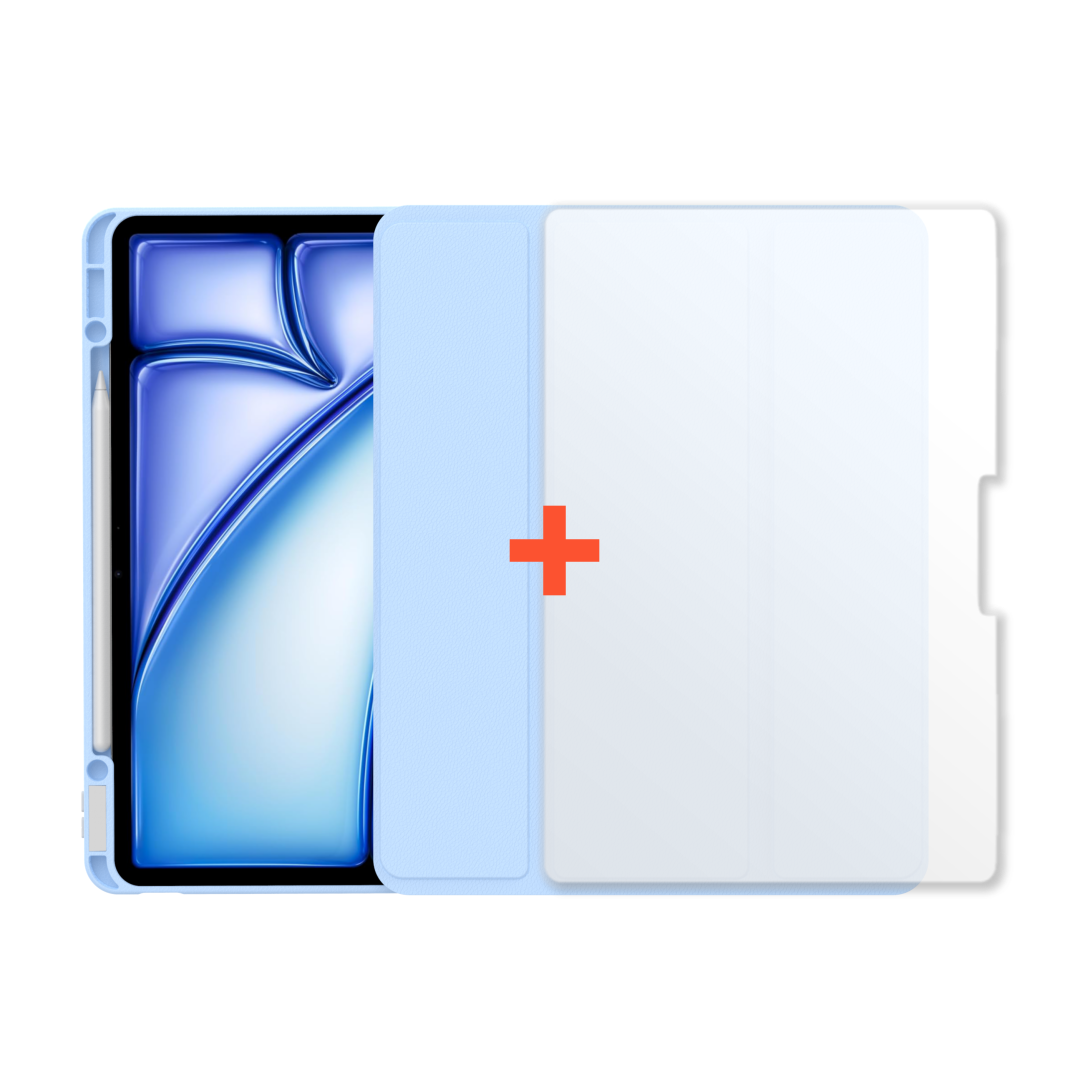 아이패드 미니 에어 프로 7세대 6세대 레드미 패드프로 케이스 강화유리 스카이, 아이패드 에어 27.9cm(11인치) M2 6세대
