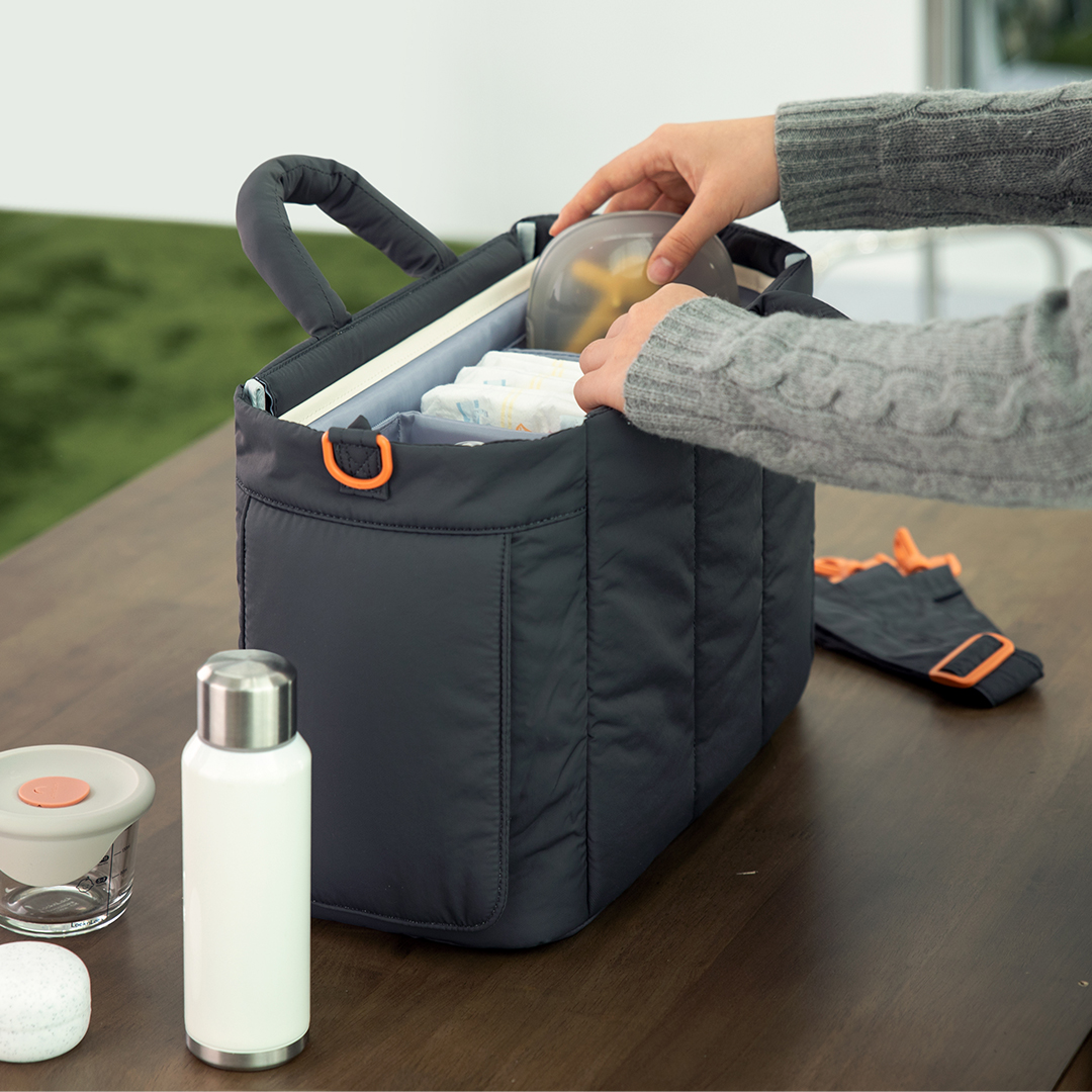 피닉키 헬렌백 / 기저귀가방 유모차고리 세트 숄더 크로스백