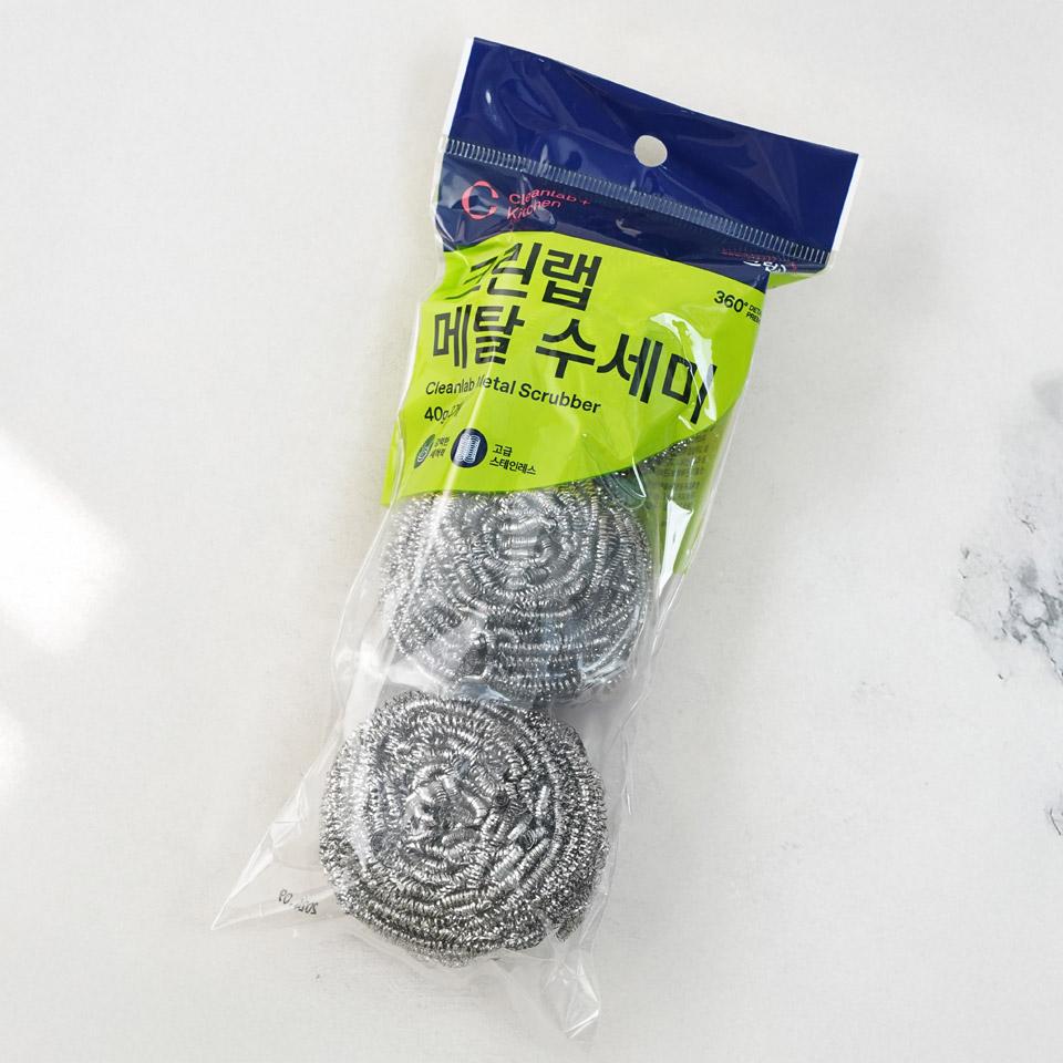 메가마트 크린랩 메탈 수세미 3P - 상세 이미지 2
