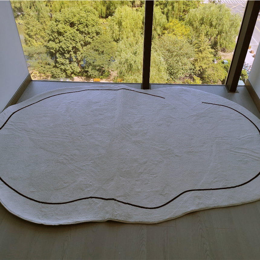 구름 러그 비정형 거실 카페트 워셔블 인테리어 소품 160x230cm 이미지 7