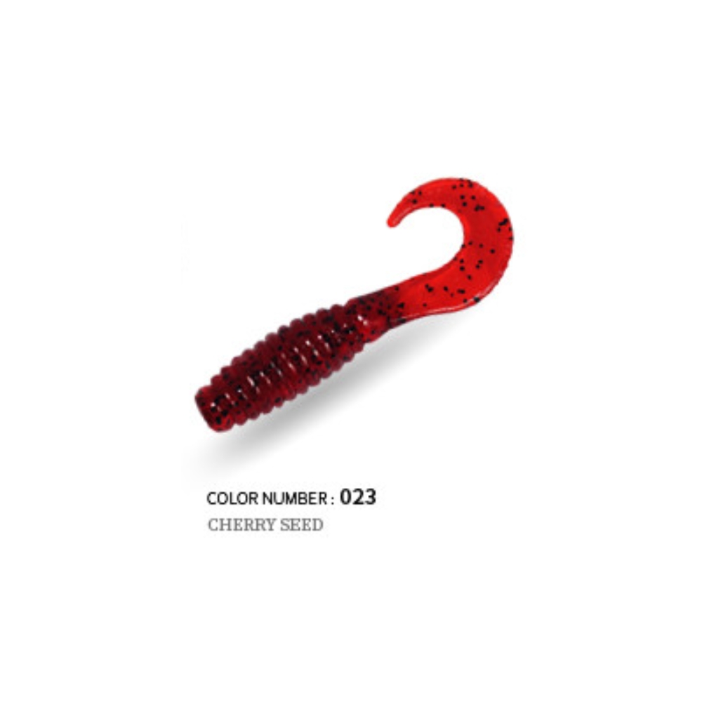 캣츠크로우 CTD 그럽웜 꺽지웜 꺽지미끼 쏘가리웜 023 체리 씨드, 3.8cm(1.5인치) - 상세 이미지 2