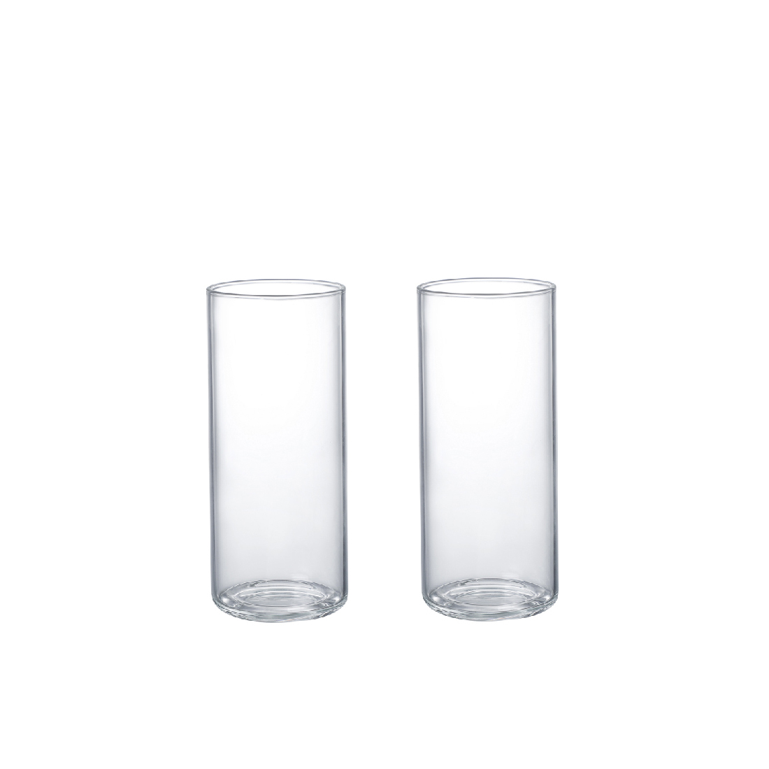 [마린] 론드 스트레이트 내열유리컵 500ml, 2개 - 상품 이미지
